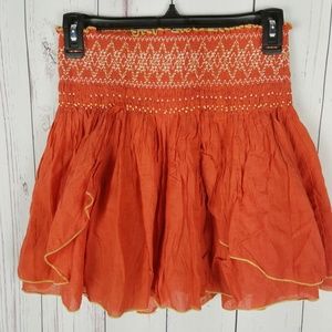 Free People Boho Skirt Size XS Extra Small Elastic